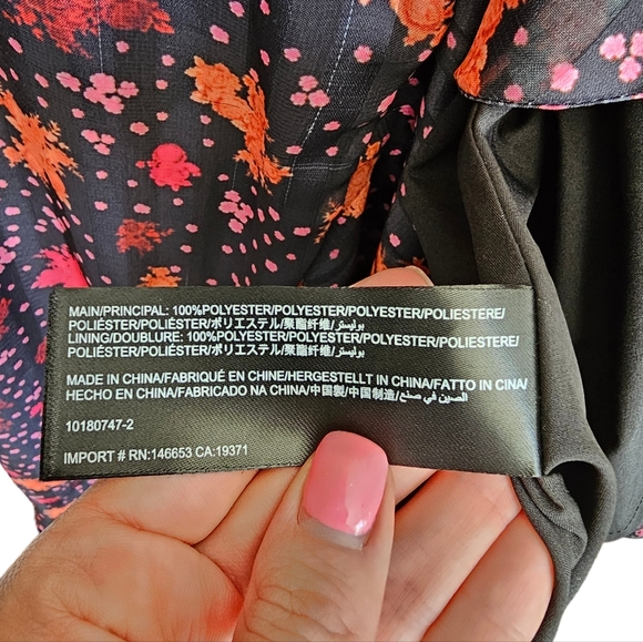 C/MEO Collective Significant Midi Wrap Dress Size Large fits medium to large - Picture 10 of 14